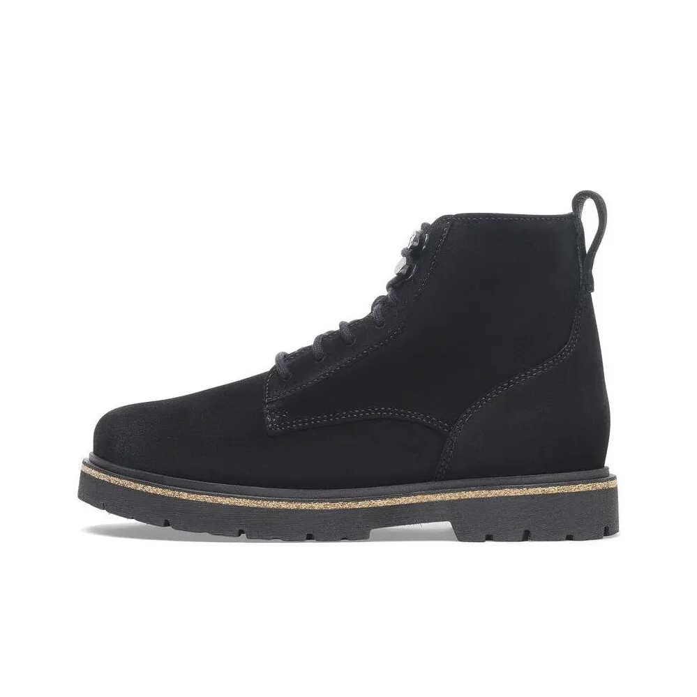 Birkenstock Highwood Lace Mid Short Martin Boot Women's Black Narrow