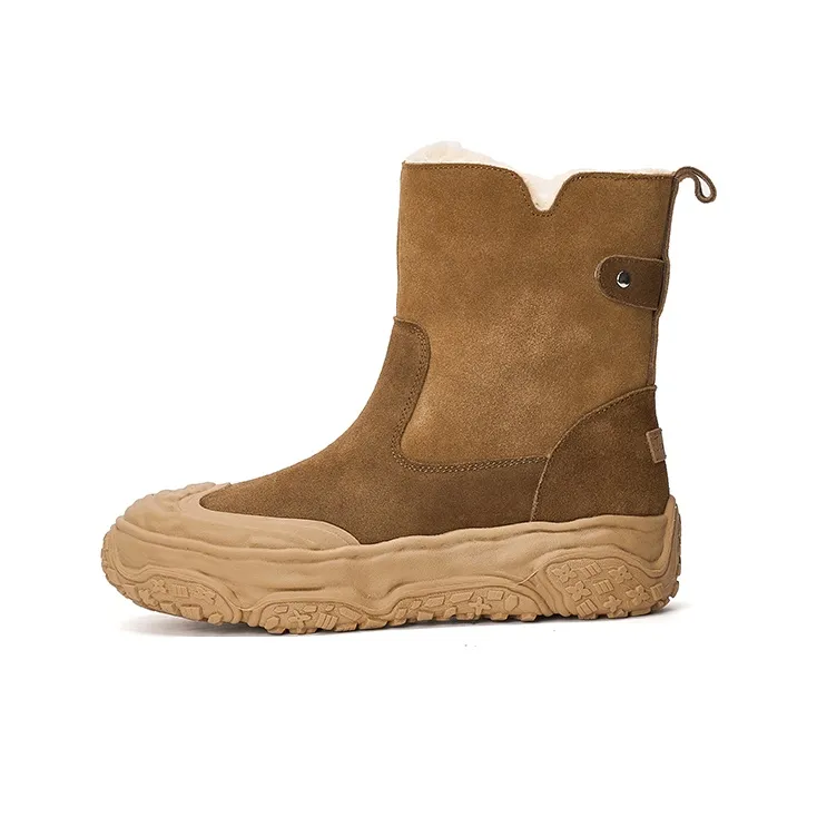 Joy&Mario Thermal Height Increase Short Mid Calf Snow Boots Women's