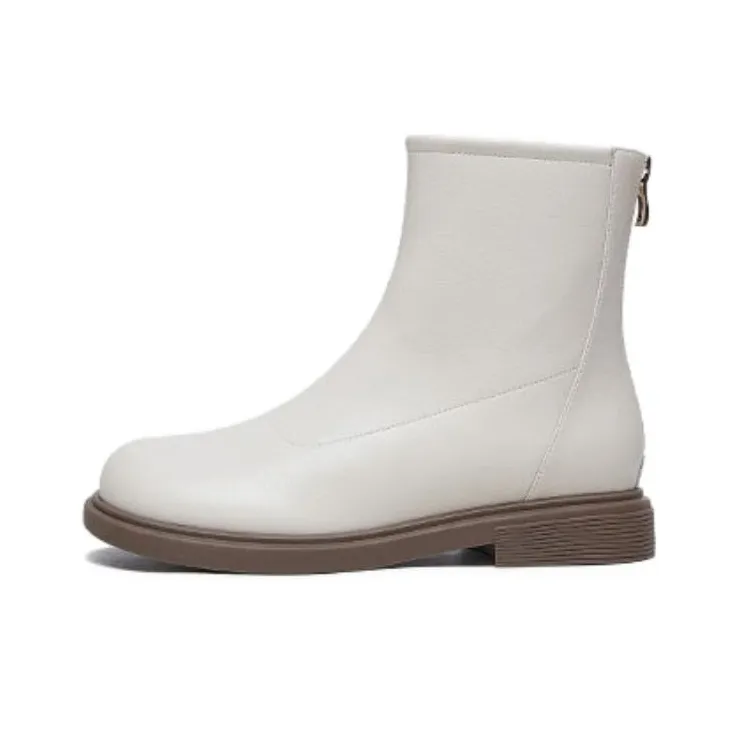 CAMEL Ankle Boots Medium Heel 3 5CM Women's