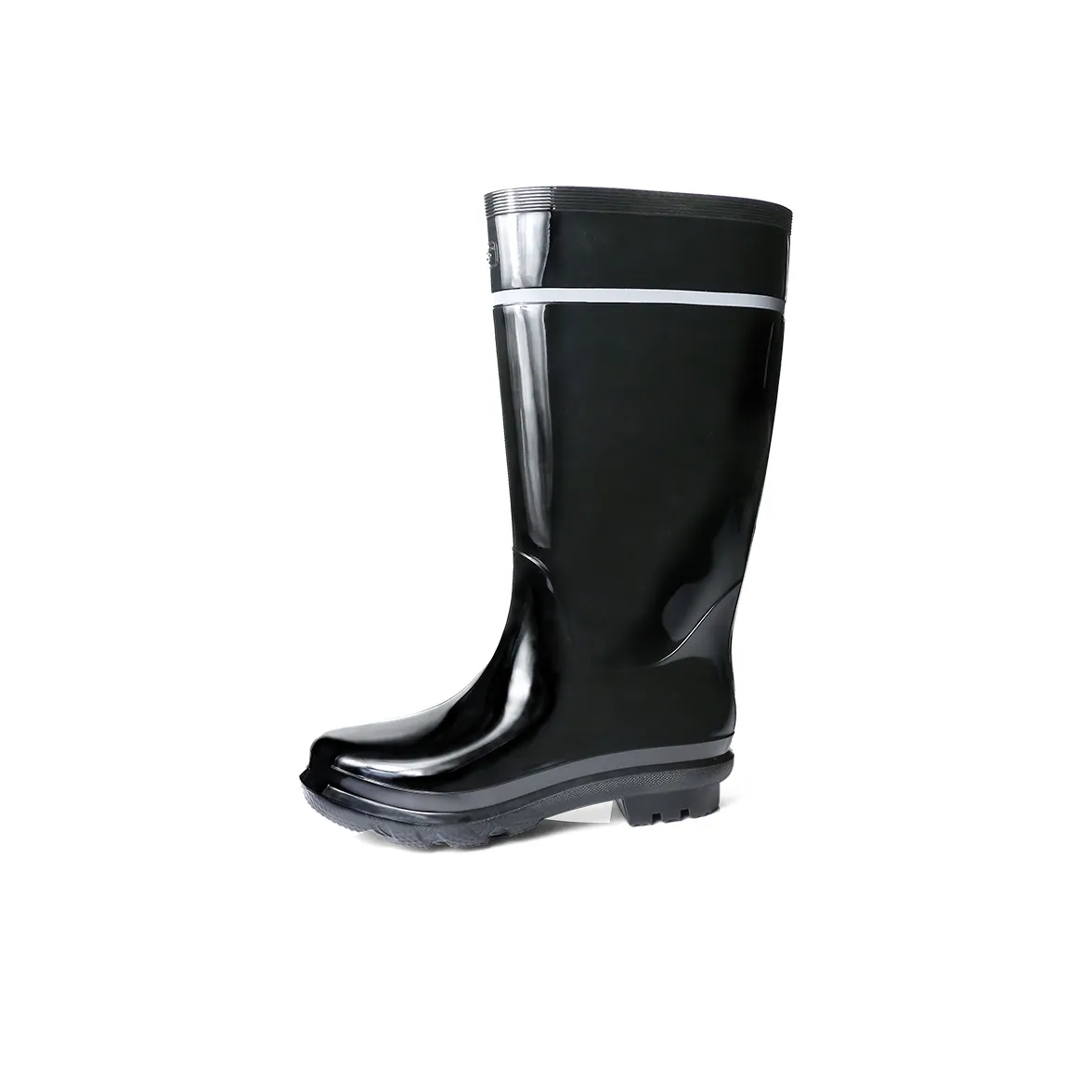 Strongman Waterproof And Wear resistant Rain Boots Men's Black