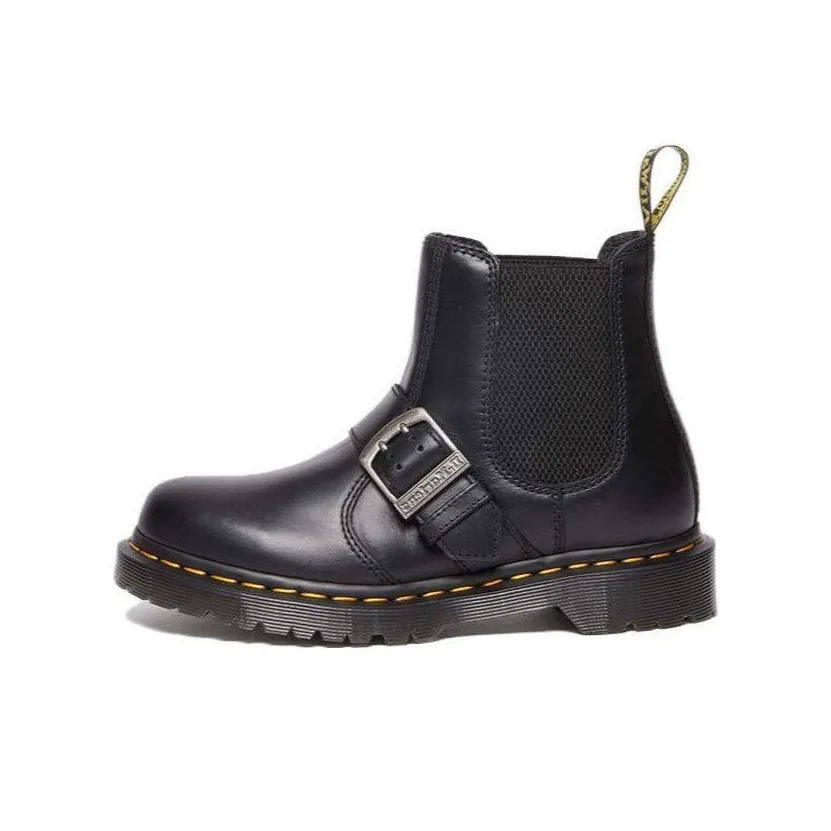 Dr. Martens Dr.Martens 2976 Buckle Pull Up Leather Chelsea Boots 'Black Pull Up' Women's