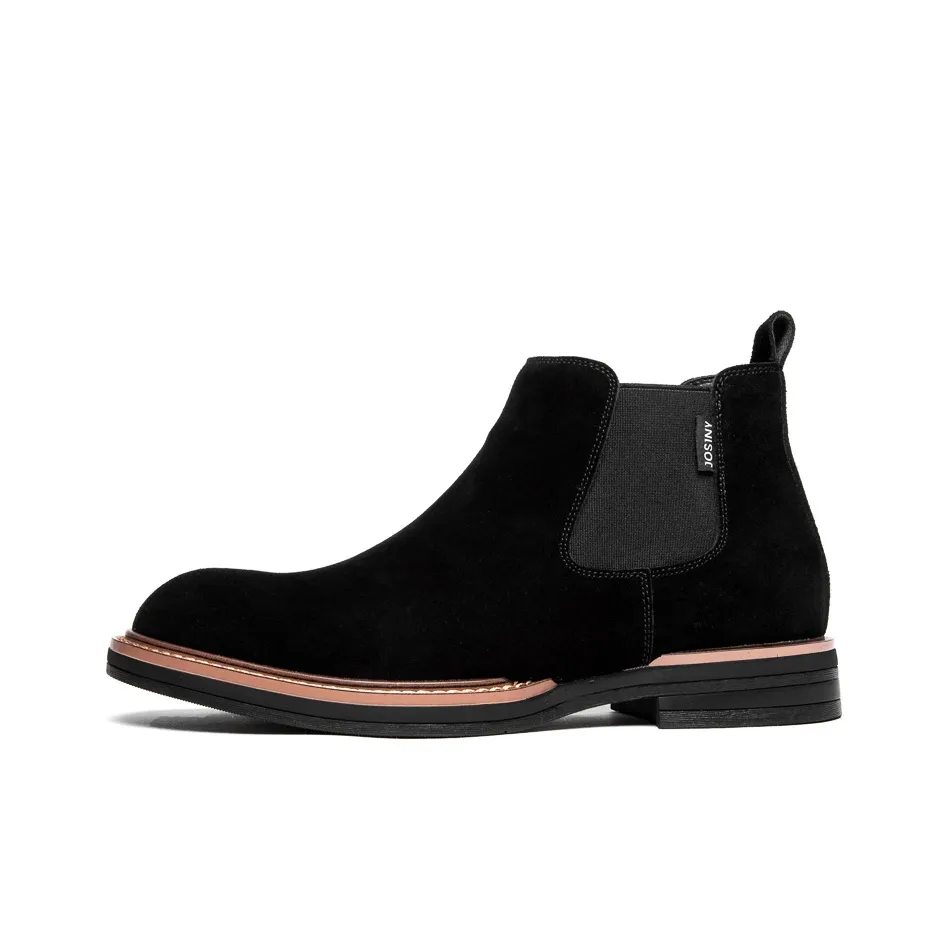 JOSINY Короткий Челси Мужской Черный