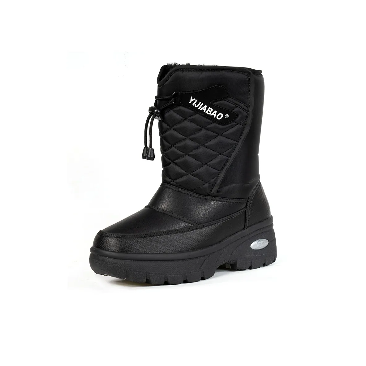 Yi Jiabao Термические Водонепроницаемые Устойчивые к Износу Носки Crew Outdoor Женские Черные