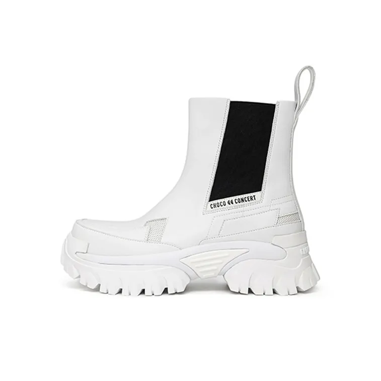 CHOCO CONCERT Chelsea Boots Women's White