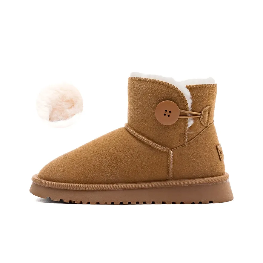 La Chapelle Thermal Height Increase Short Mid Calf Snow Boots Women's