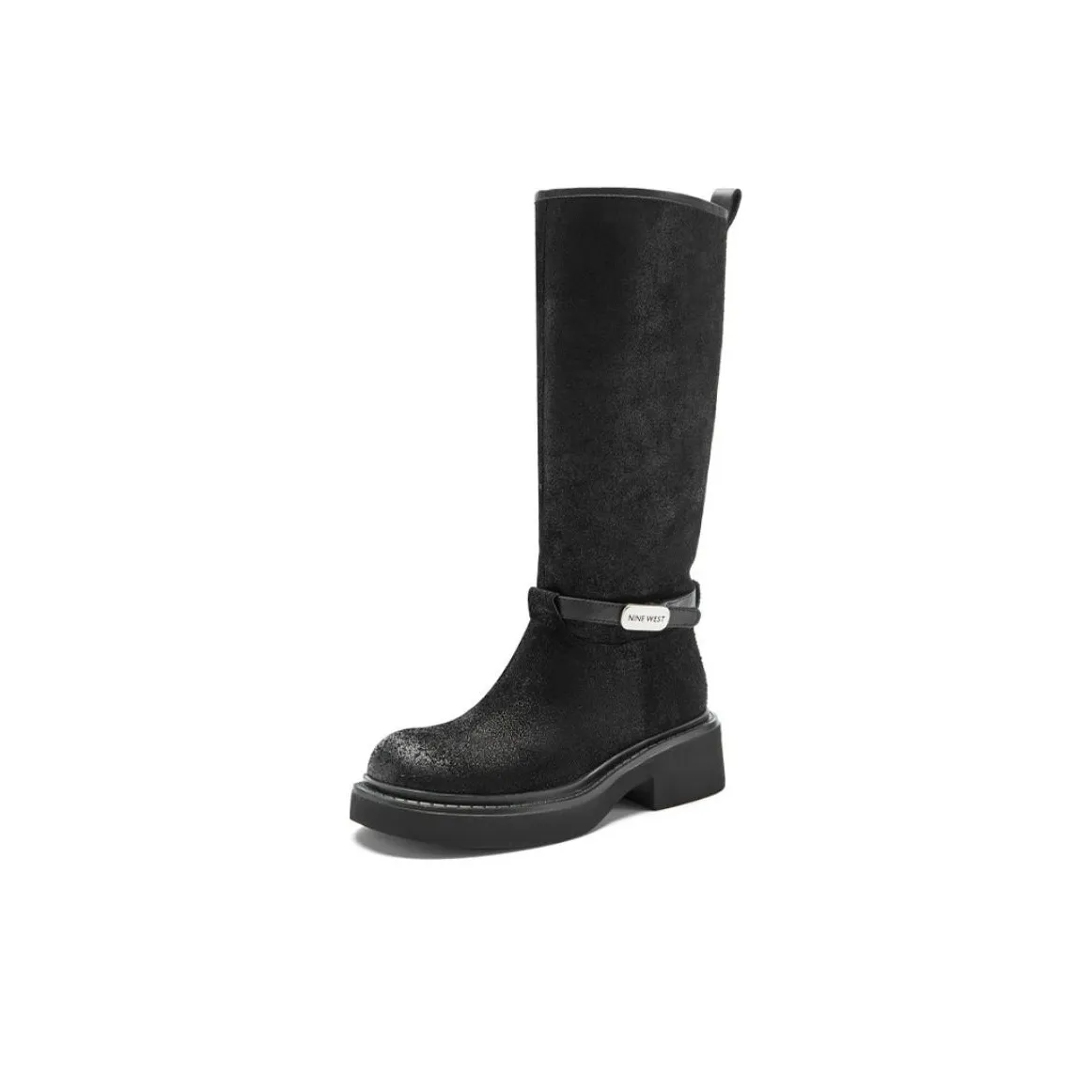 NINE WEST Колено Высокие сапоги 5,2 см Женские Черные