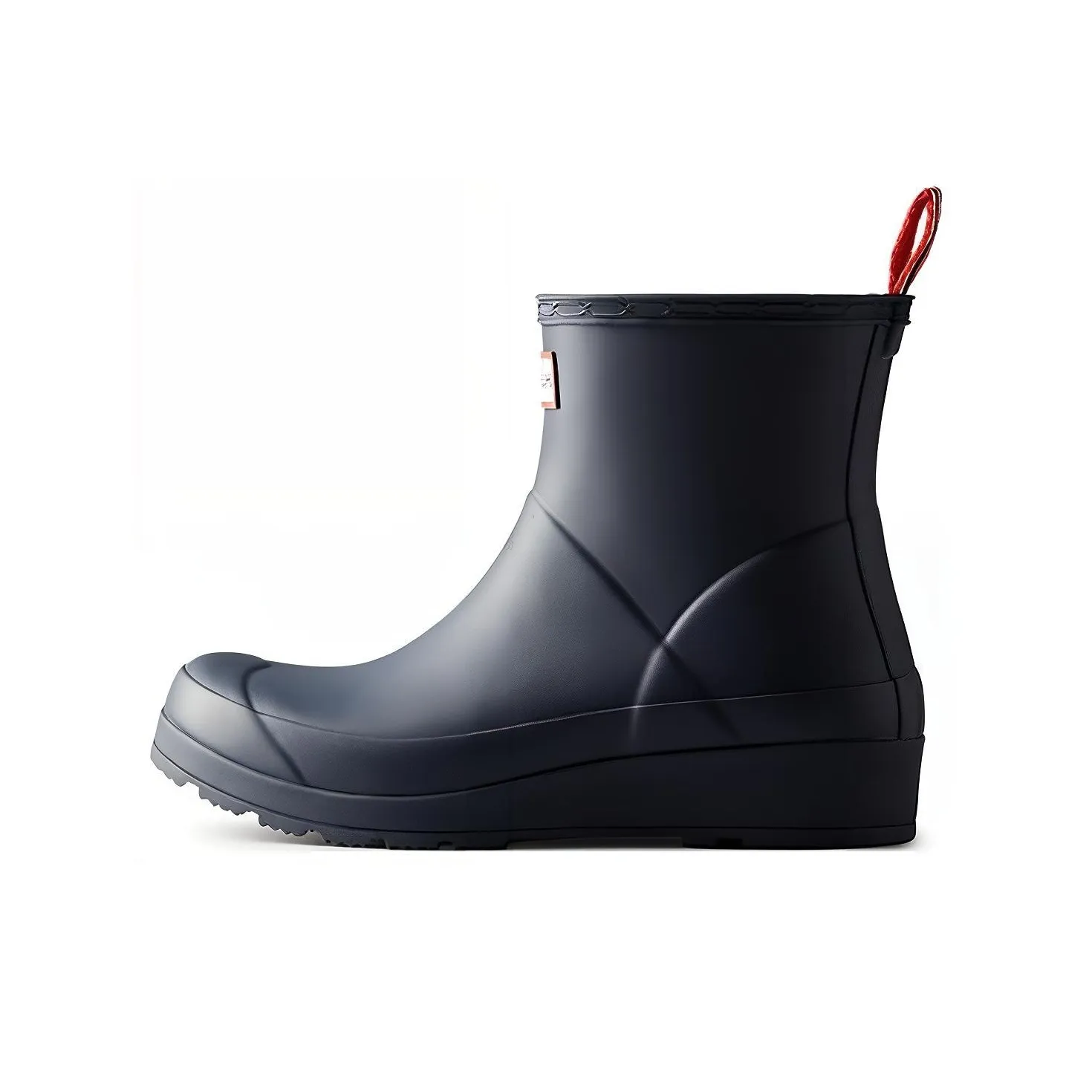 HUNTER Ventilated Waterproof Wear resistant Rain Red boots Women's Dark Gray