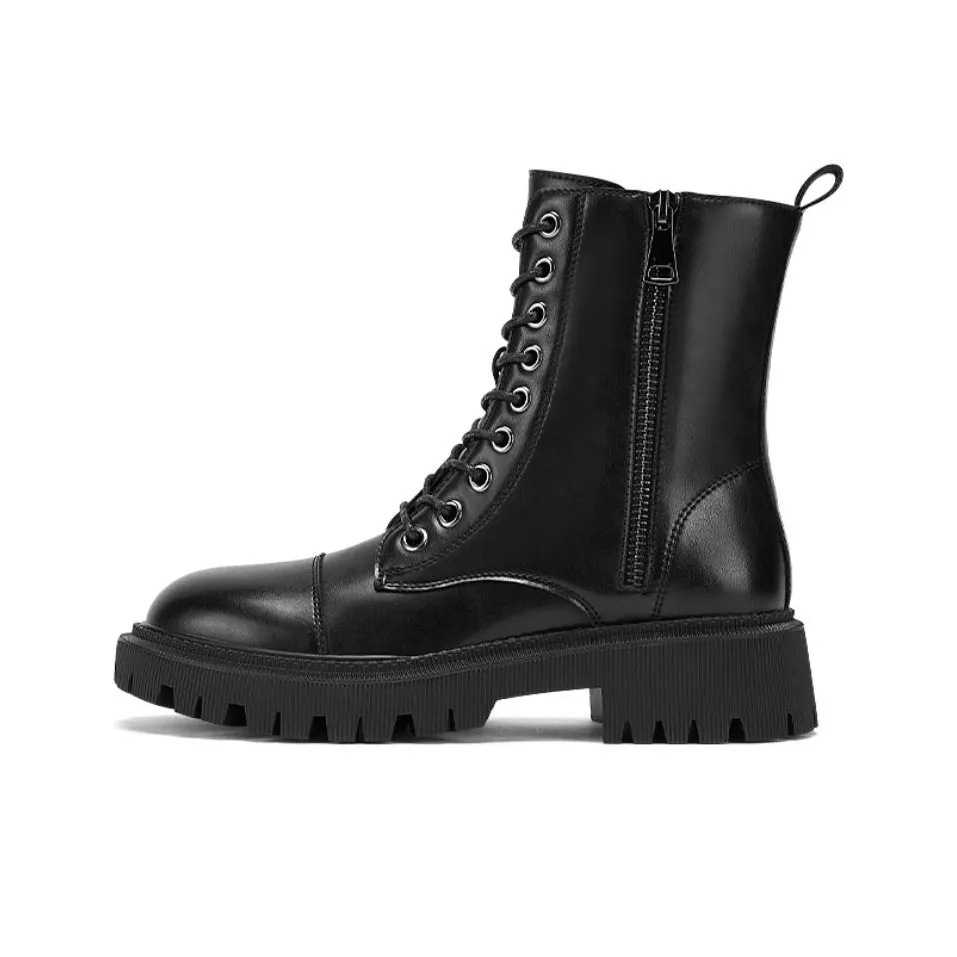 DAPHNE Короткие ботильоны кабланы 4,5 см женские черные