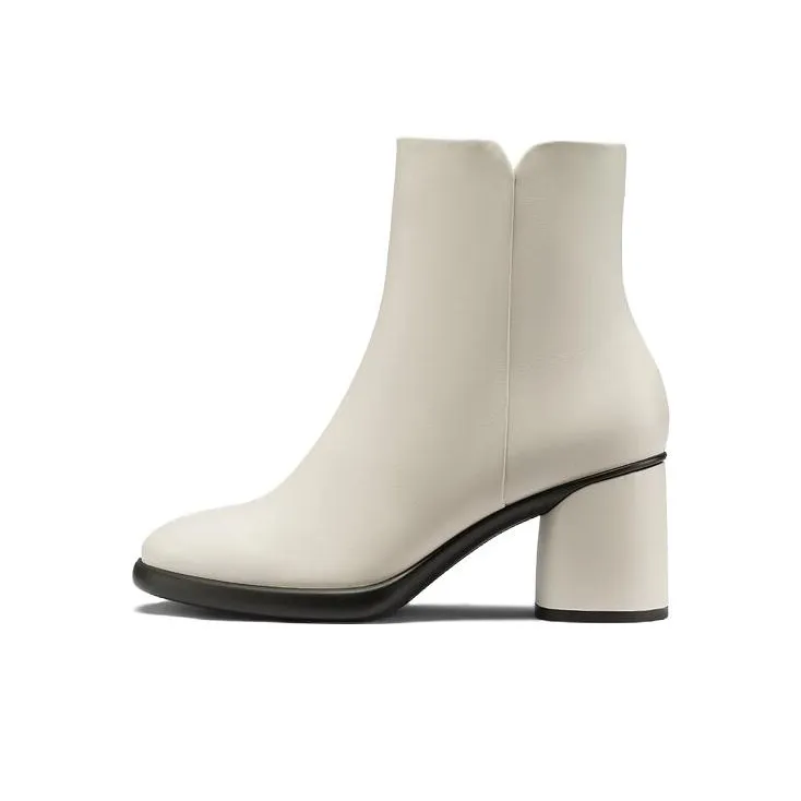 Ecco Ankle Boots 7cm Women's White