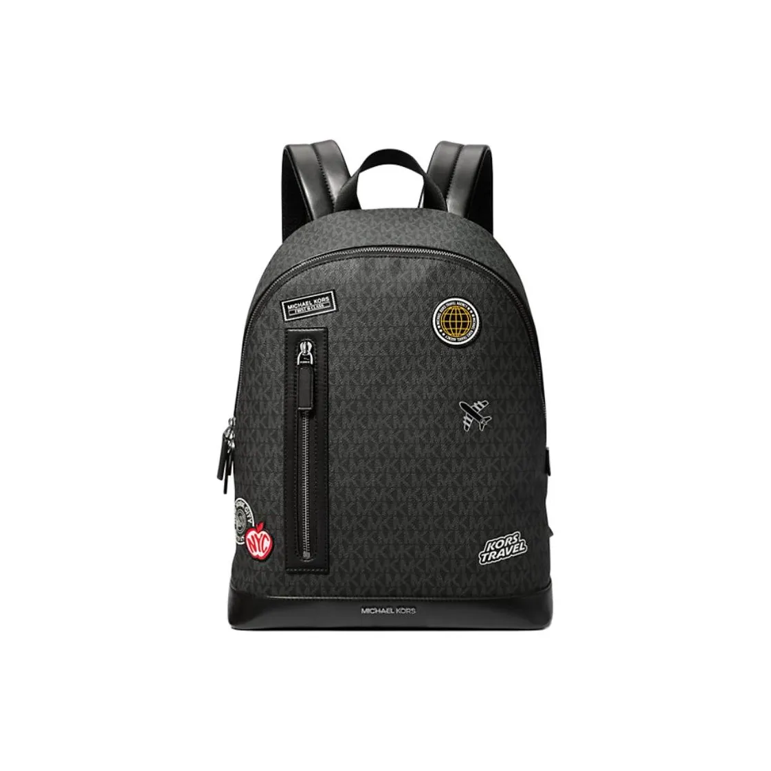 MICHAEL KORS MK Cooper Coated Canvas Backpack Men's Black