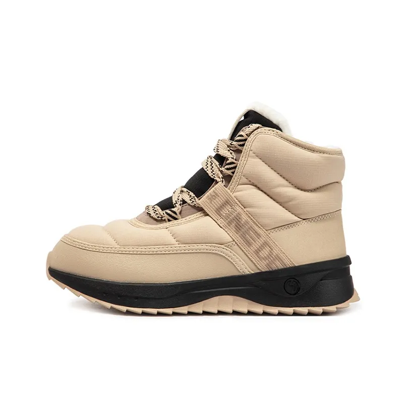 361° Fleece Snow Термическое покрытие Устойчивое к истиранию Низ Резистентный Короткий Сноубутсы Женские Абрикосовый Чай Коричневый