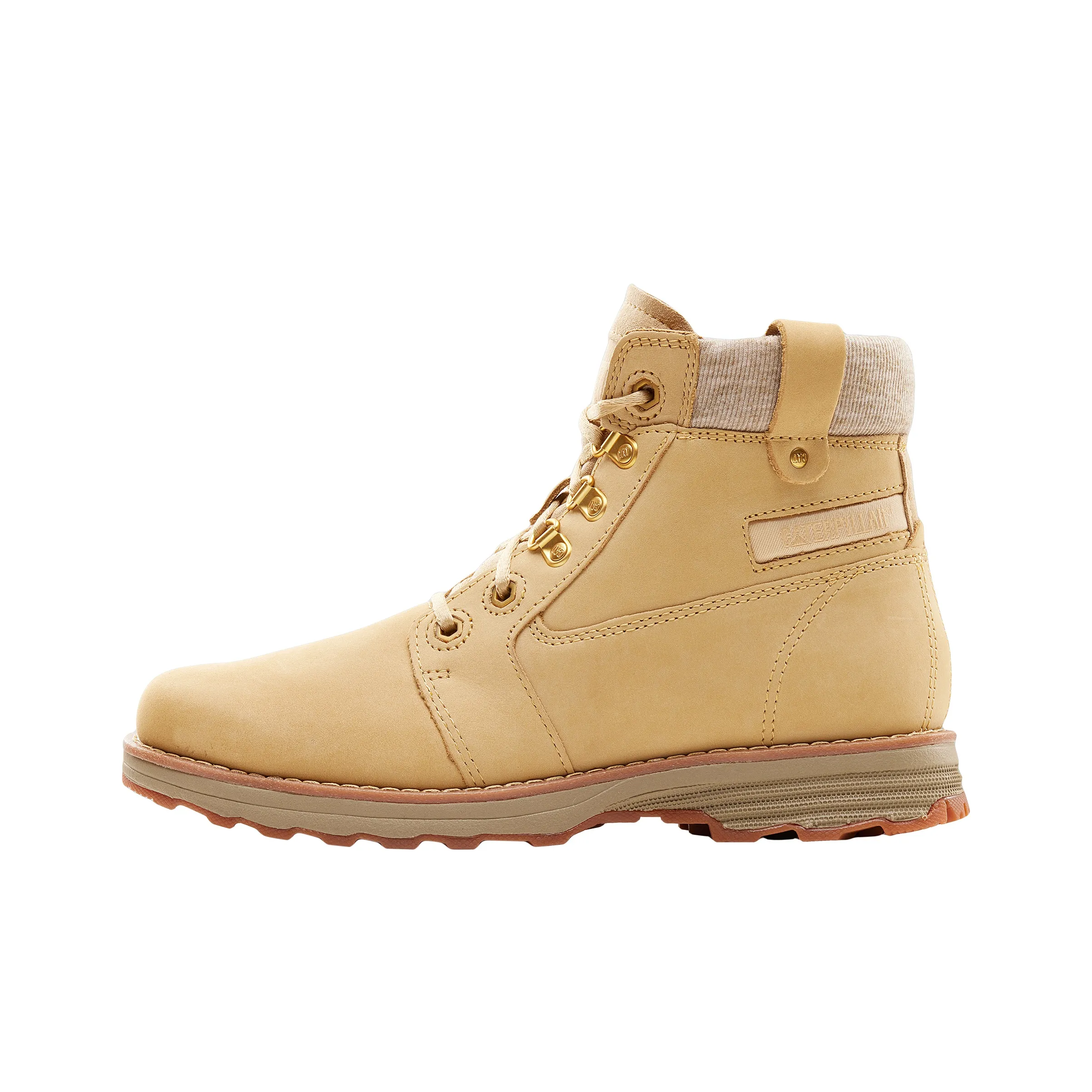 CAT Martin Boots paired's Beige Yellow