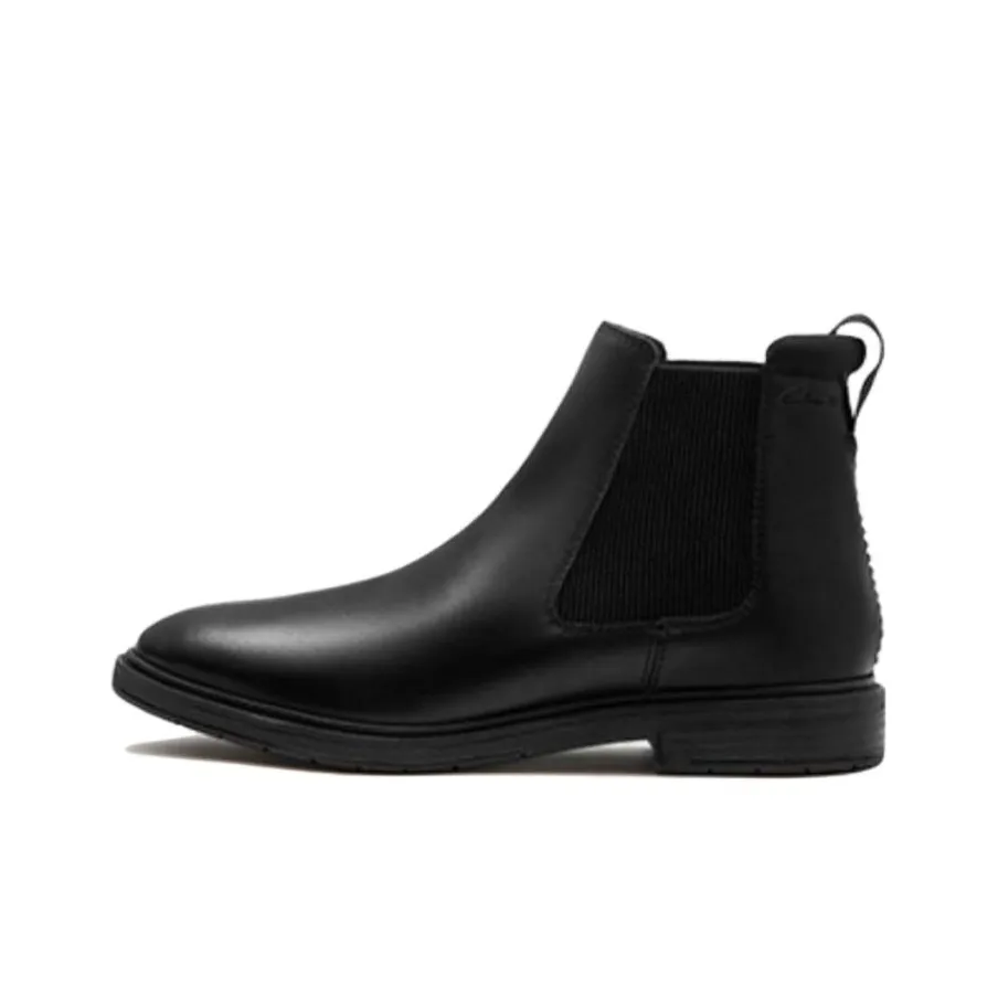Clarks Chelsea Boots Men Black