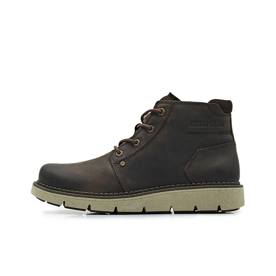 CAT Martin Boots Men's Mid Top Umber