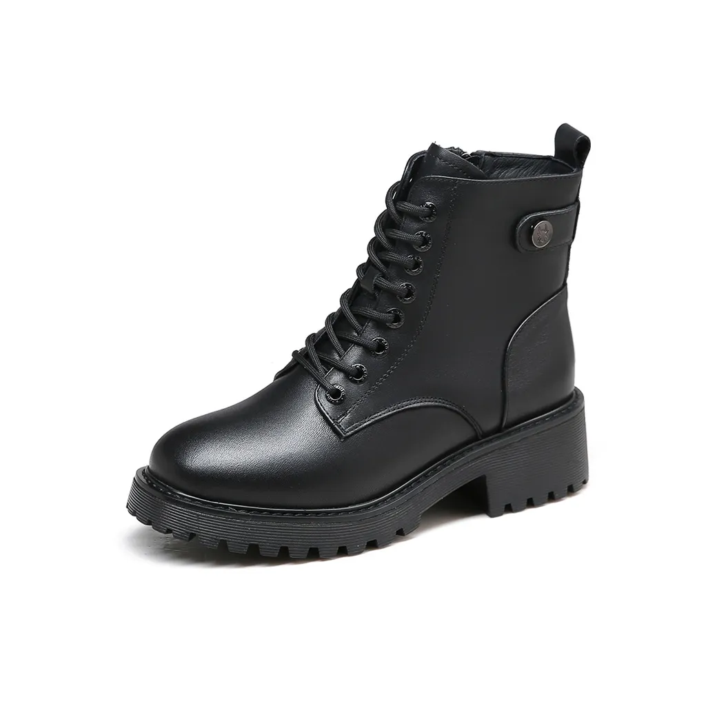 Spider King Short Martin Boot Women's Black