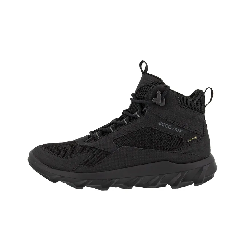 Ecco M Gt Wear Resistant Slip Resistant Short Mid Calf Outdoor Boots Women's Black