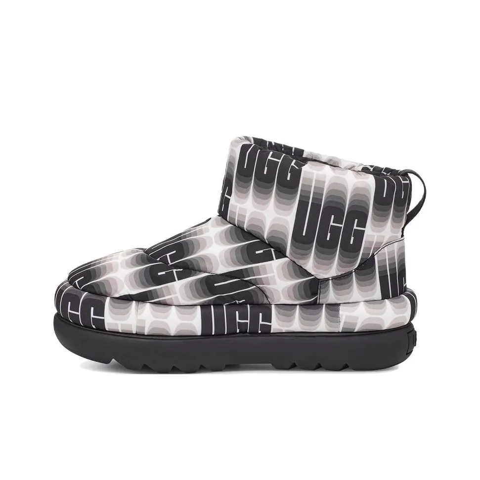 UGG Maxi Wavelength Термические ботинки для снега женские черно-белые