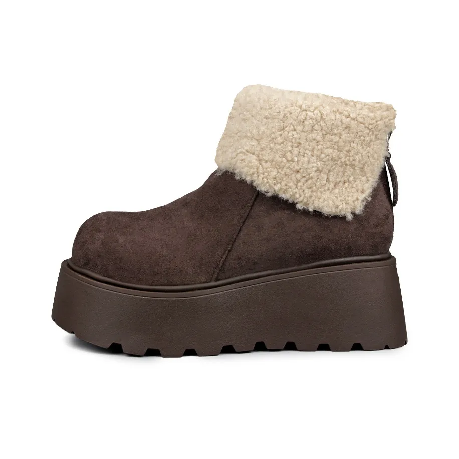 N6N8 Термический Высота Увеличивающий Устойчивый к Износу Короткие Снежные Ботинки Женские