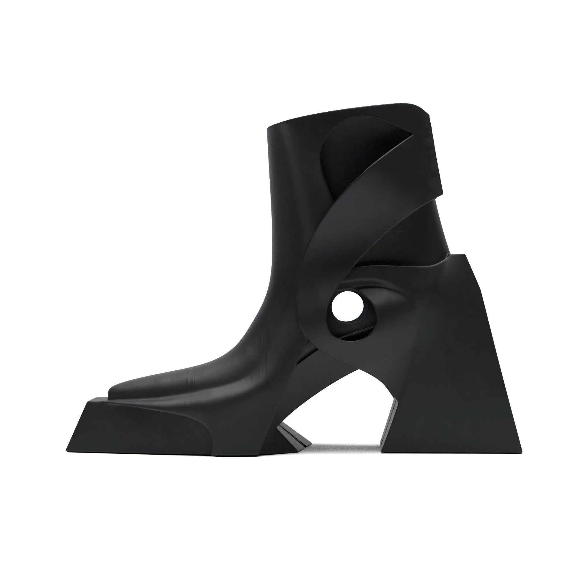 Scry Ankle Boots Unisex Black