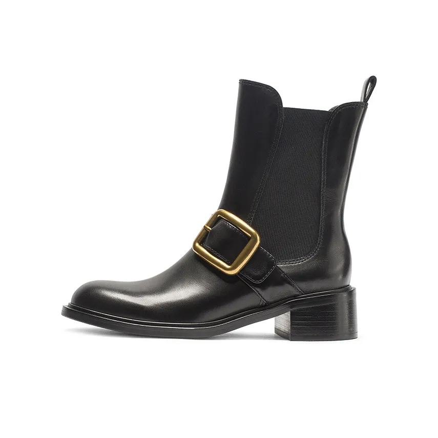 Coup De Foudre Short Chelsea Boots 4.5cm Women's Black