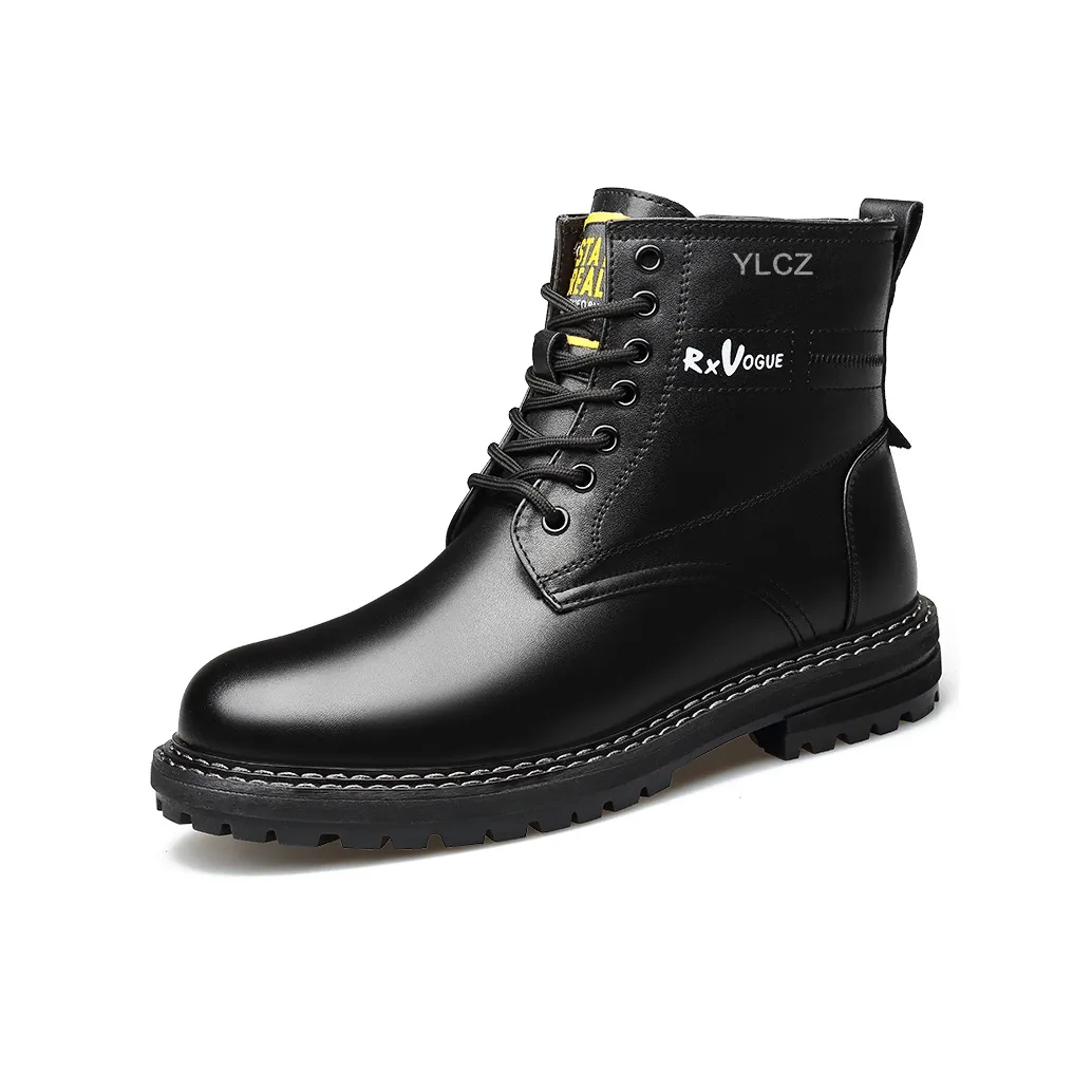 Captain Illy Короткий Мартин Ботин Мужской Черный