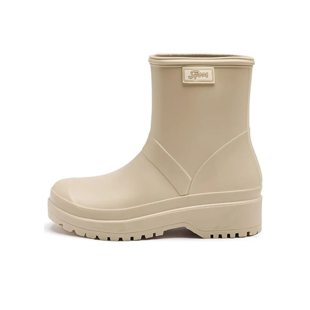 AGSDON Abrasion Resistant Slip Resistant Rain Antracite boots Women's