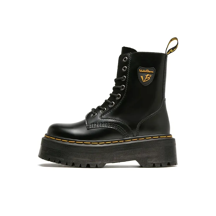 VICKI BROWN Джинсы Короткий Мартин Boot Женские Черный