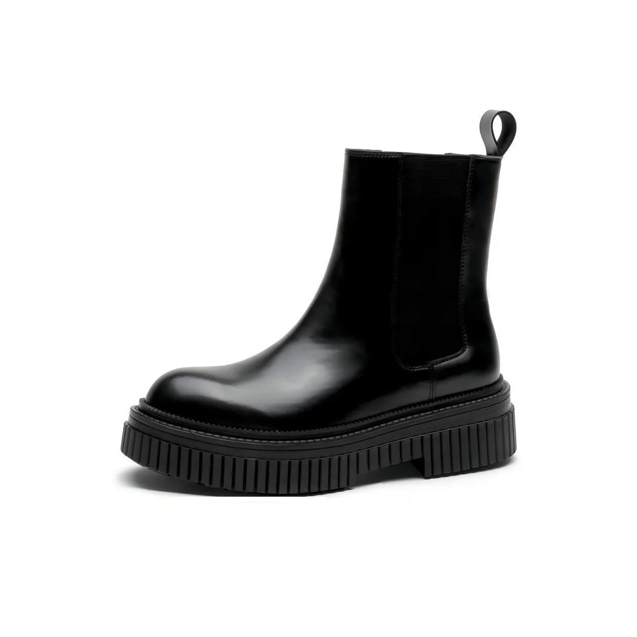 TOOMANYSHOES Pistachios Короткий Челси 4,5 см Женские Черный