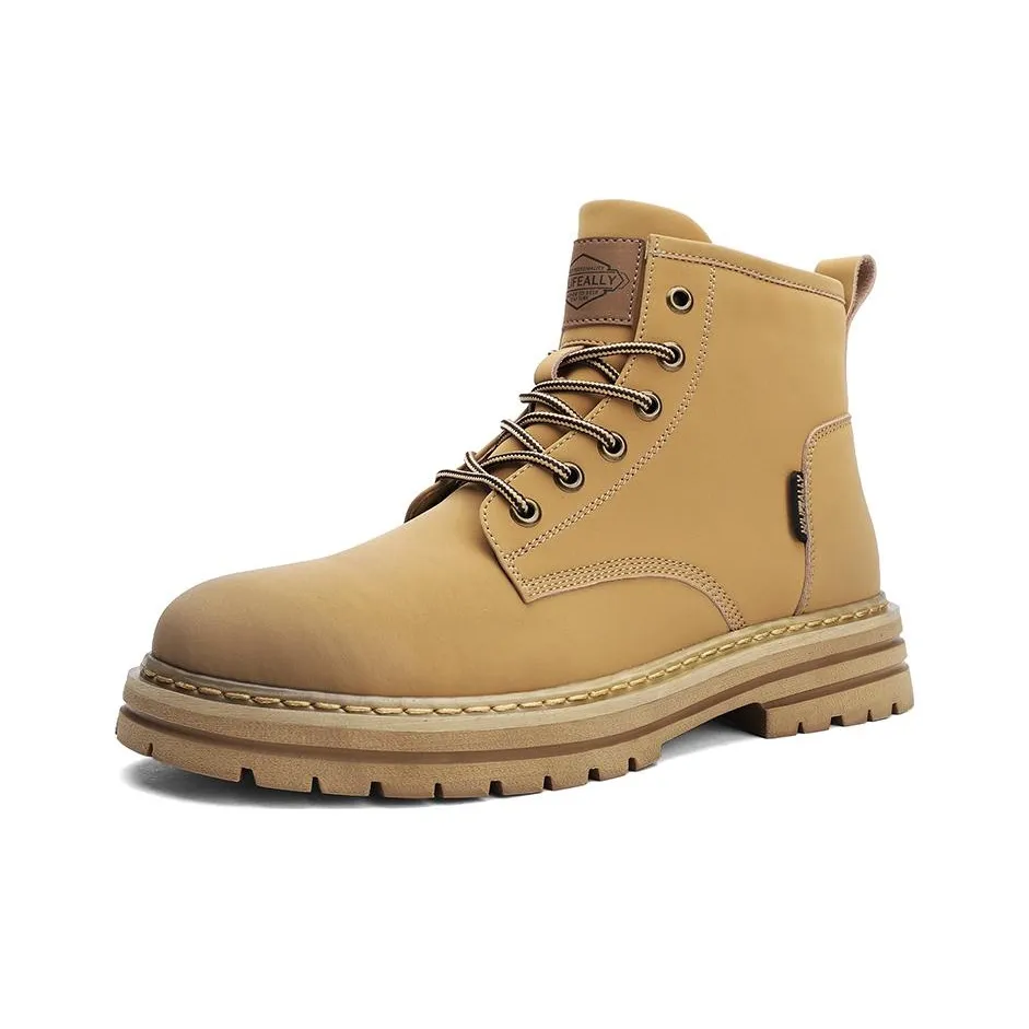 HLA Короткий Мартин Бот Мужской Земляной Желтый