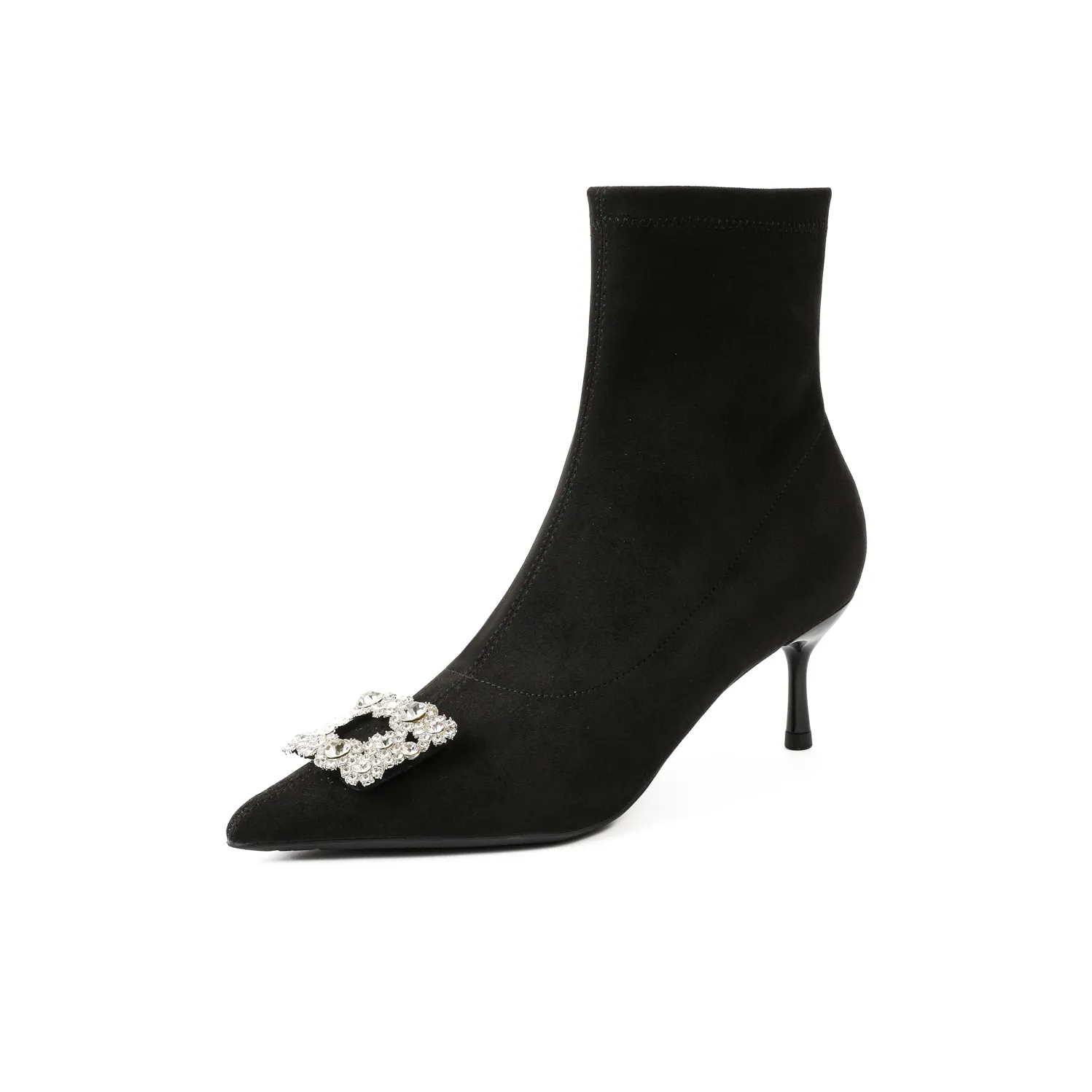 YAFEI XUANYU Ankle Boots 6CM Women's Black