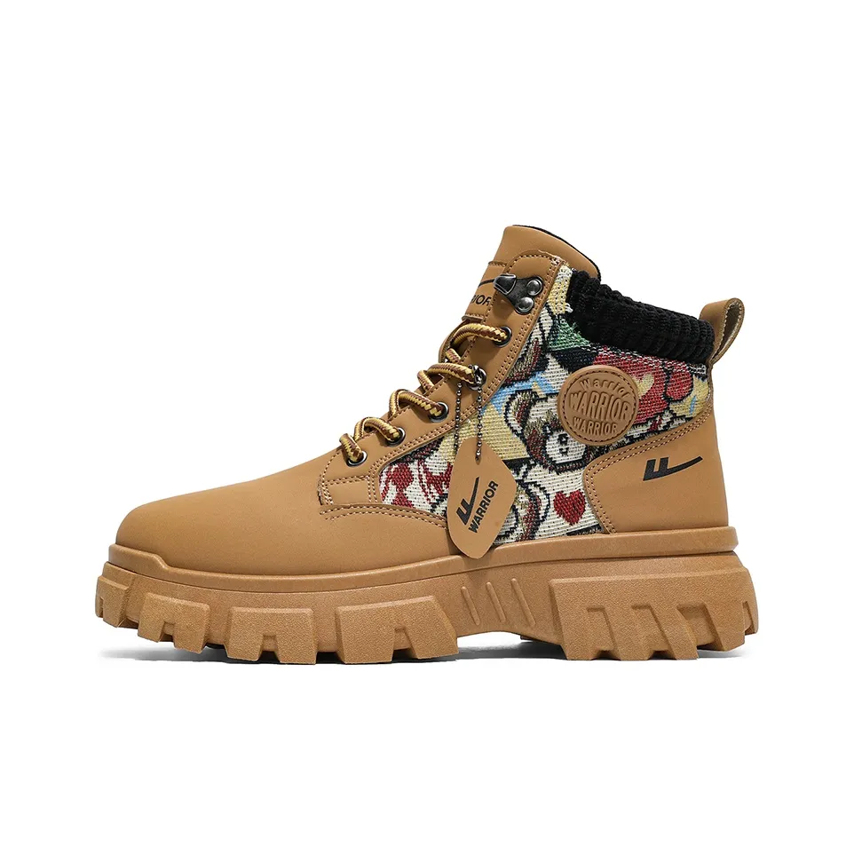 Warrior Короткий Мартин Бот Мужской Земляной Желтый Черный