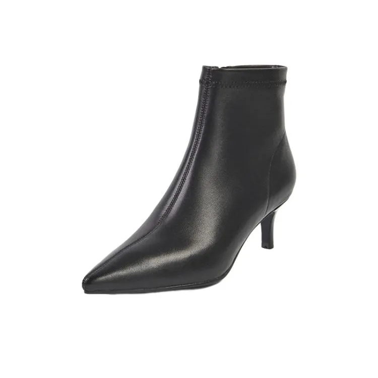 PT'SON Ankle Boots 5.8cm Women's Black