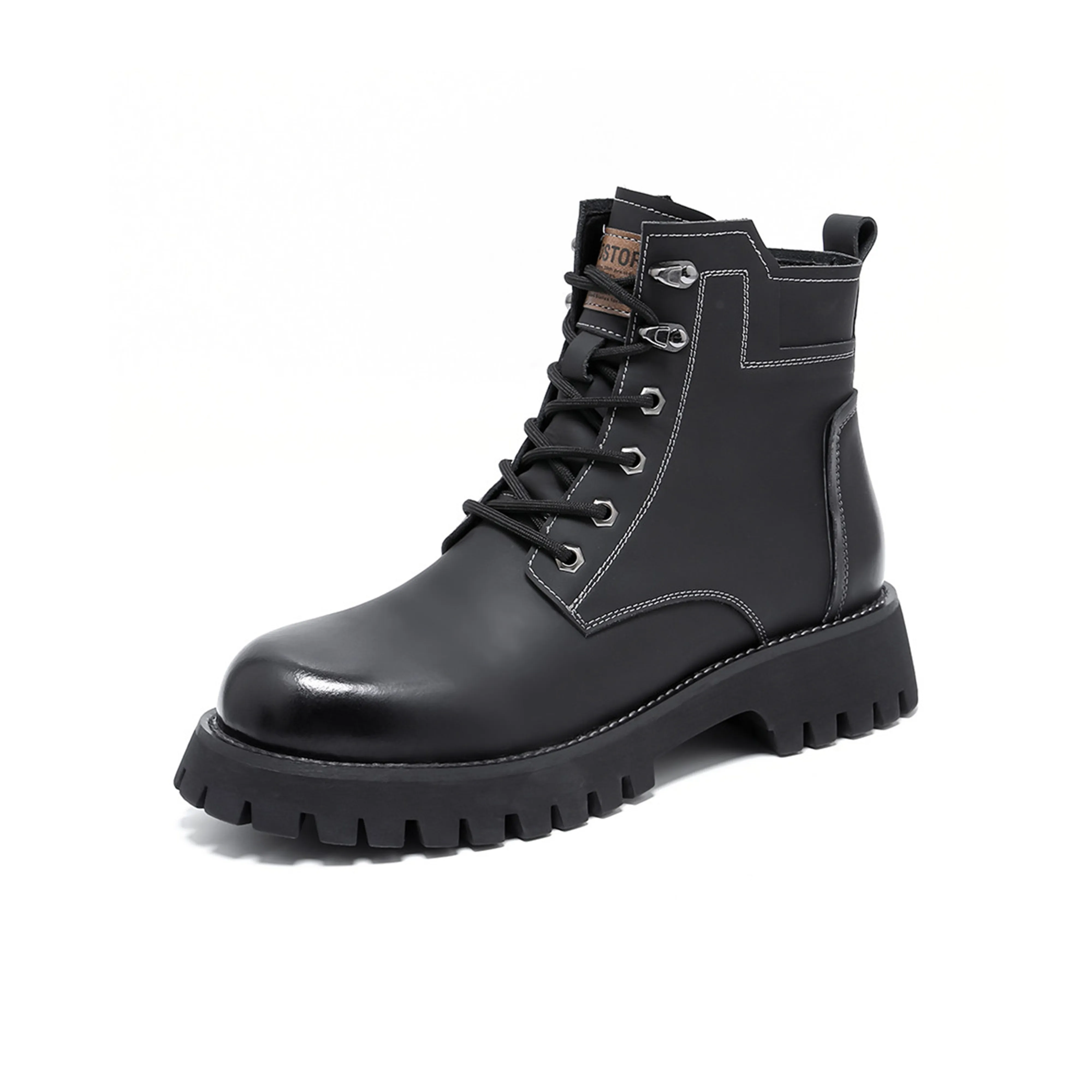 JOSINY Короткий Мартин Boot Мужской Pure Black