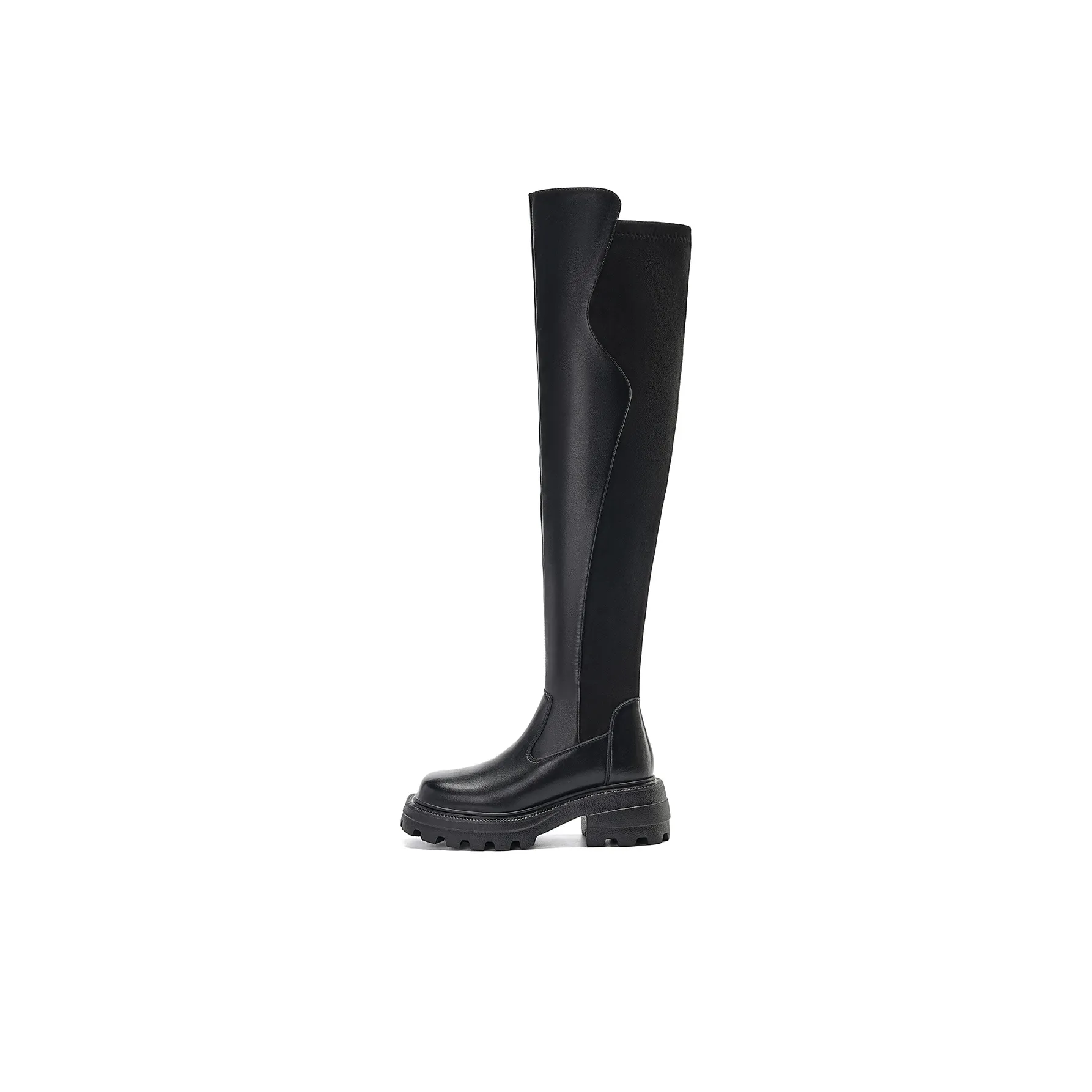 EBLAN Over The Knee Boots Женские Черные