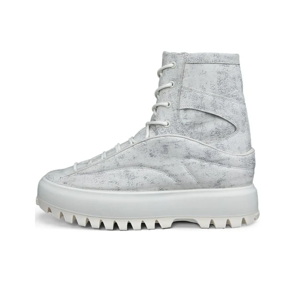 Ecco Ankle Boots Men's Silver