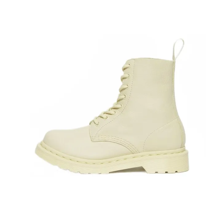 Dr. Martens 1460 Pascal Mono Lace Up Boots 'Cream' Women's