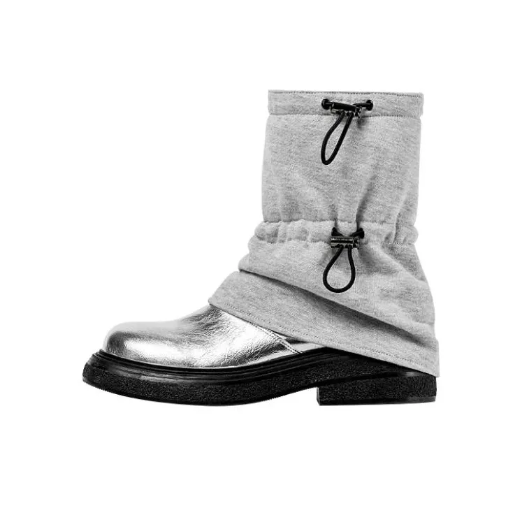 Wonderful Couple Ботильоны 4,5 см Женские Серебряные