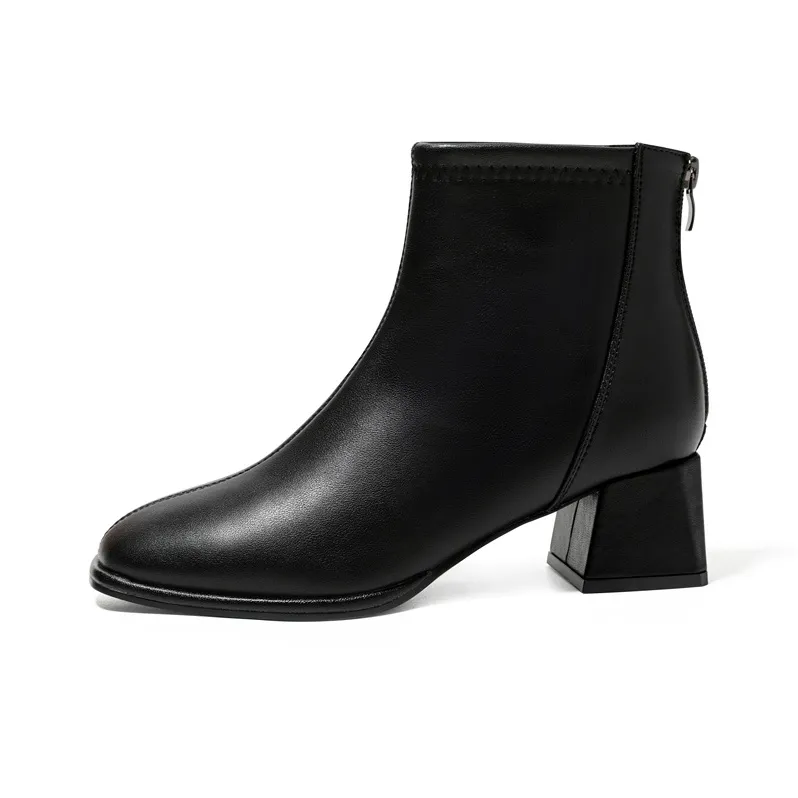 ZHR Ankle Boots Women's Black/Beige