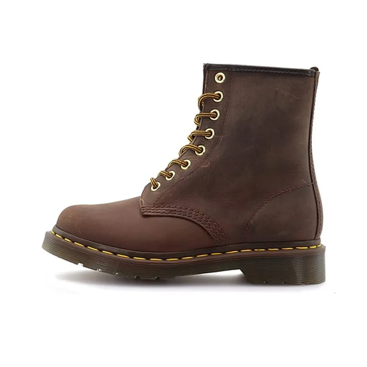 Dr. Martens 1460 Aztec Crazyhorse Martin Boots Couple Style Brown