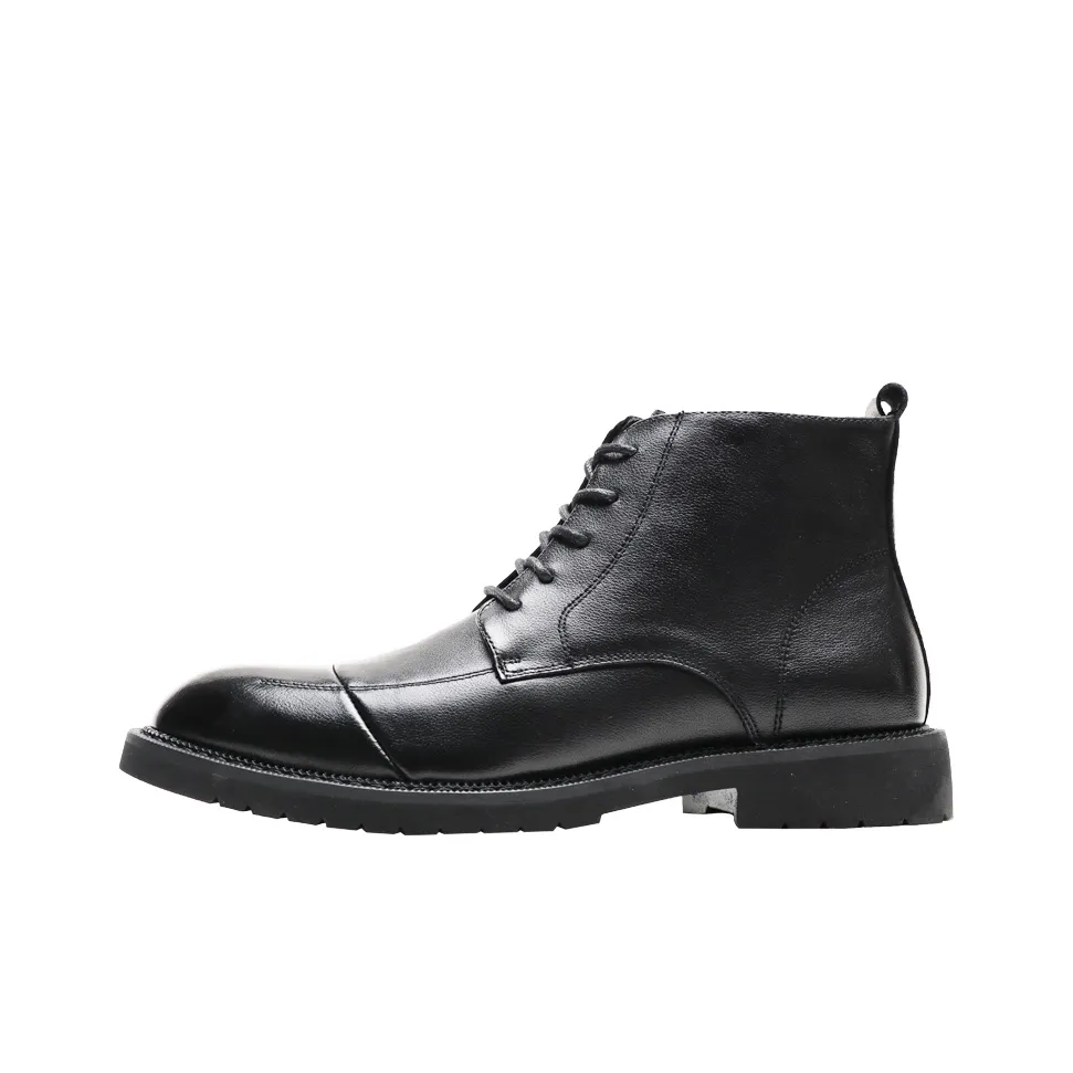 V05 Короткий Мартин Ботин Мужской Черный