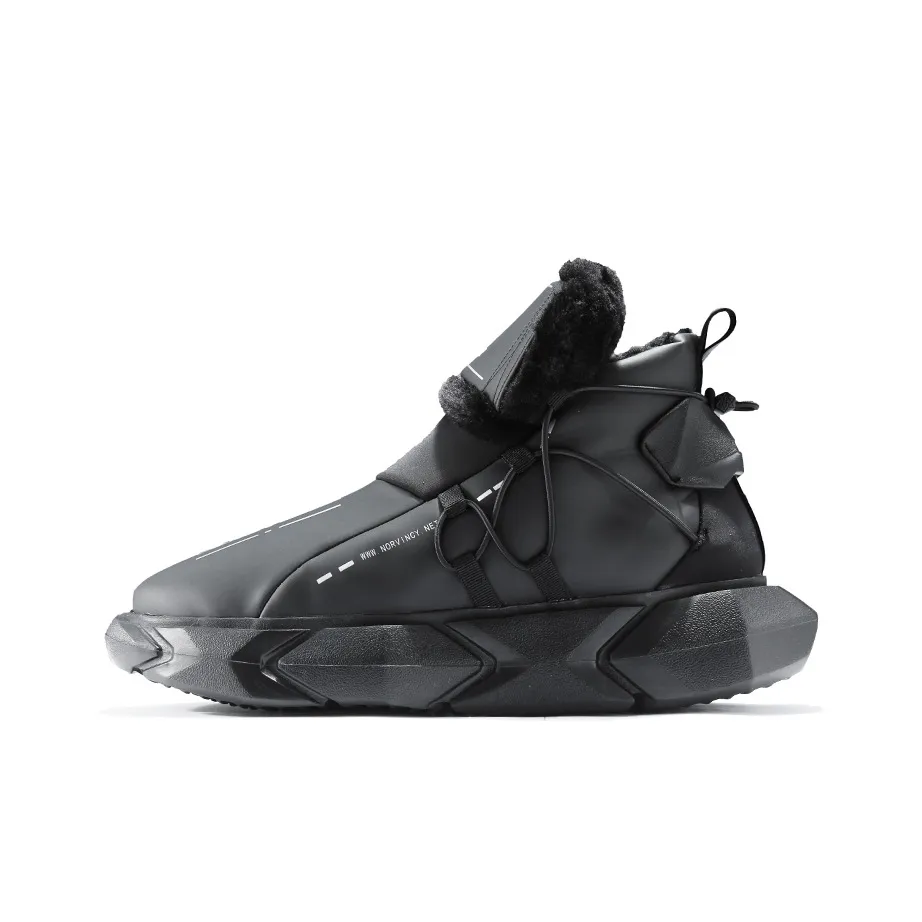 NORVINCY Короткий сноубутс унисекс черный