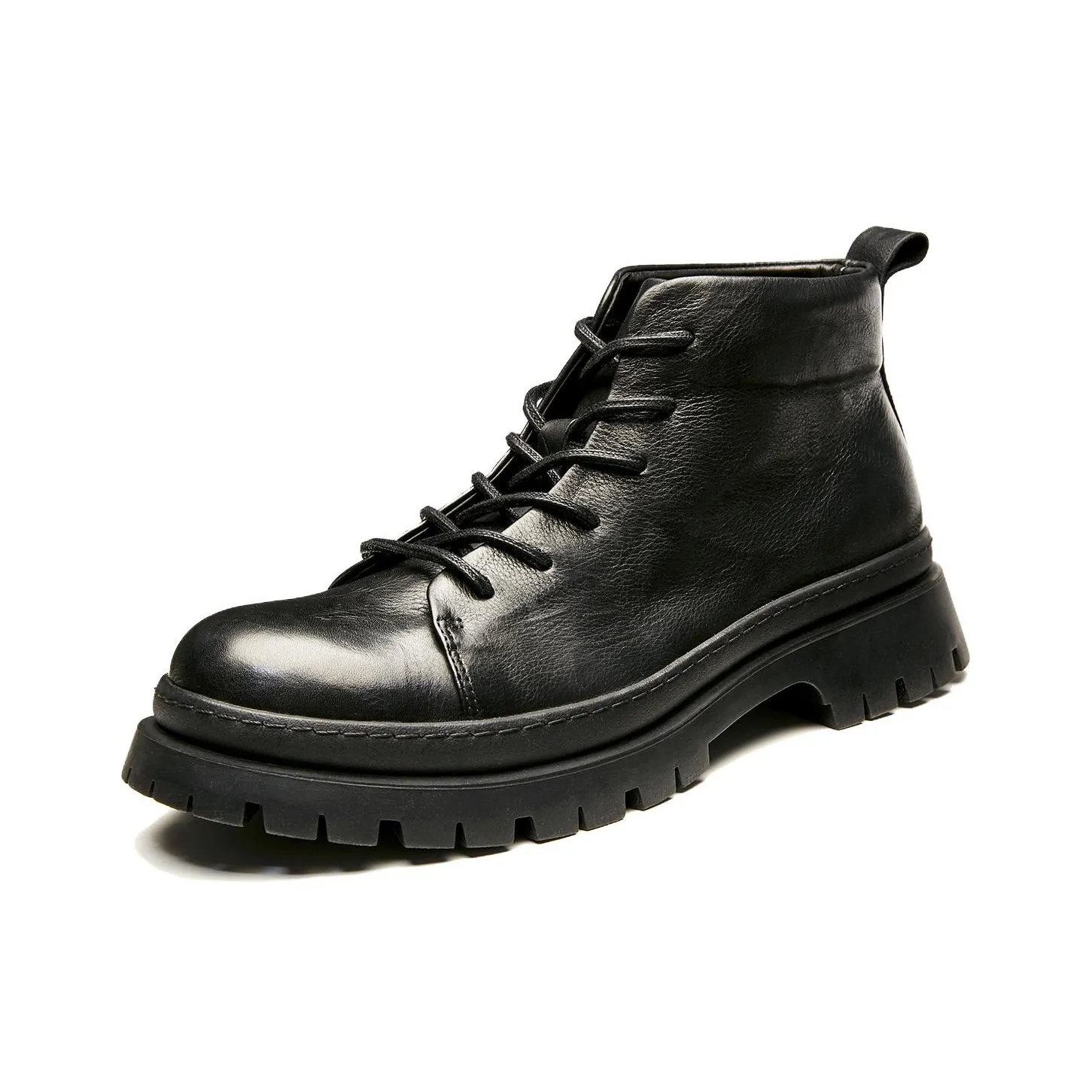 Brounvanm Ботильоны 3,5CM Мужские Черные