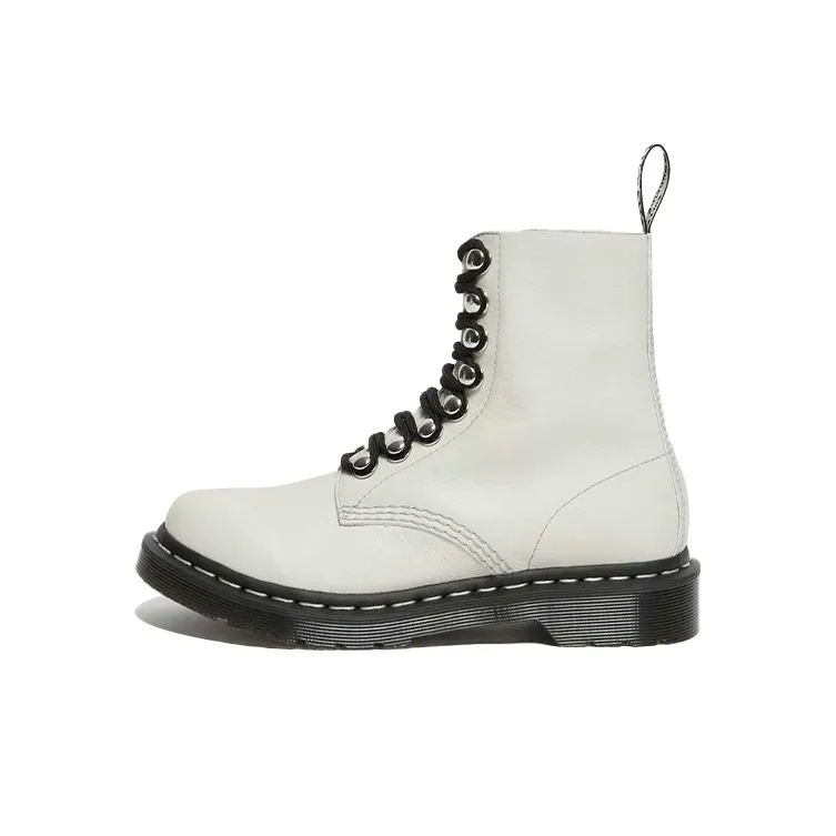 Dr.Martens 1460 Pascal Короткий Мартин Ботинок Женские Белые