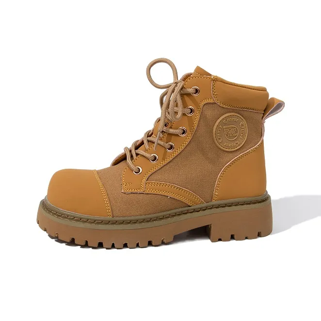 Feiyue Martin Boot Women's Yellow