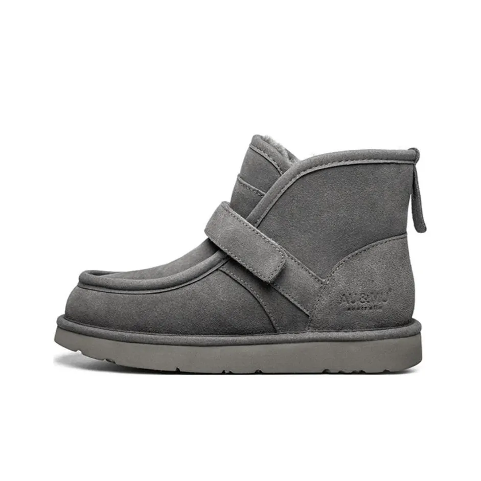 AU MU Термический Slip-resistant Короткие Снежные ботинки Унисекс