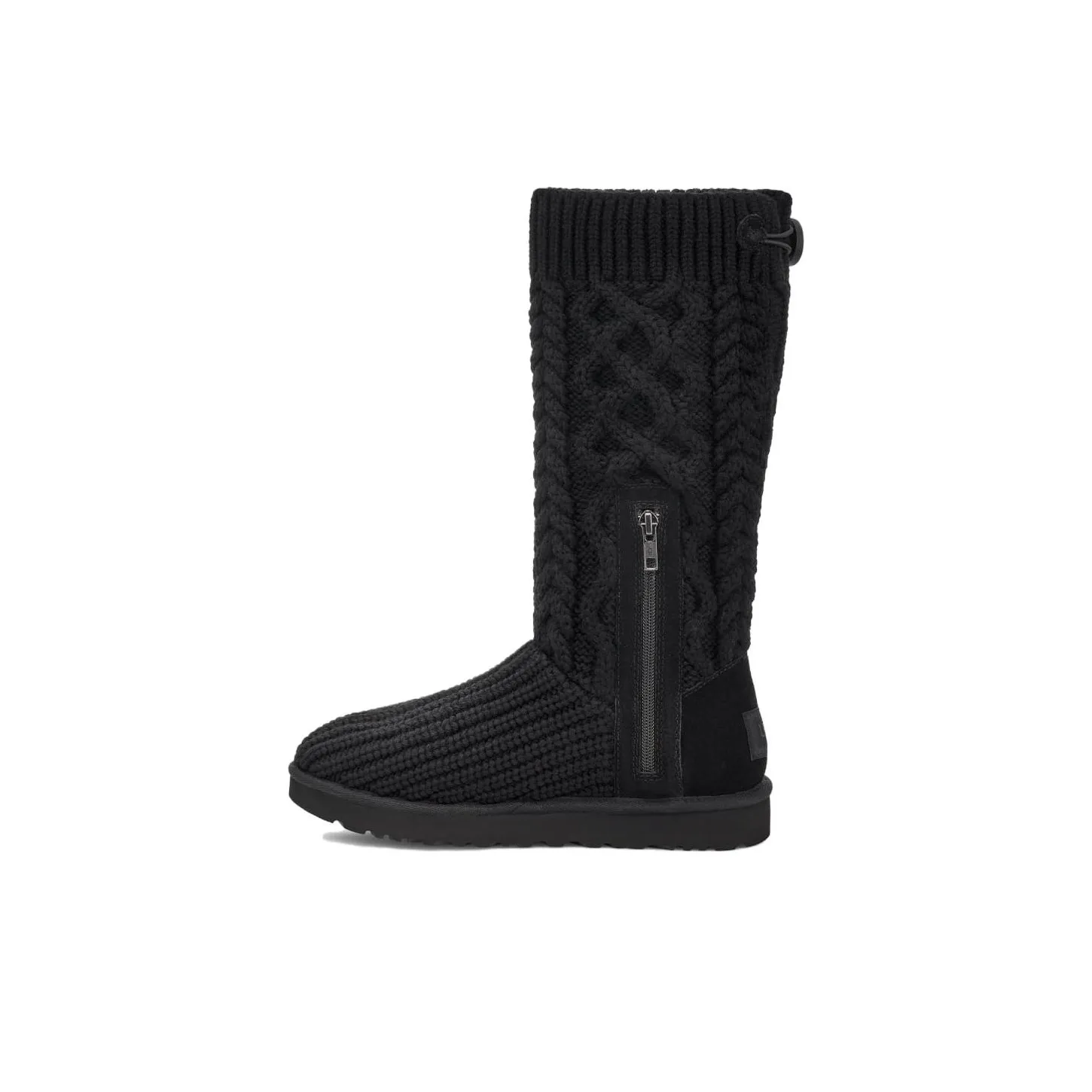 UGG Classic Cardi Cabled Knit Boot Black Women's