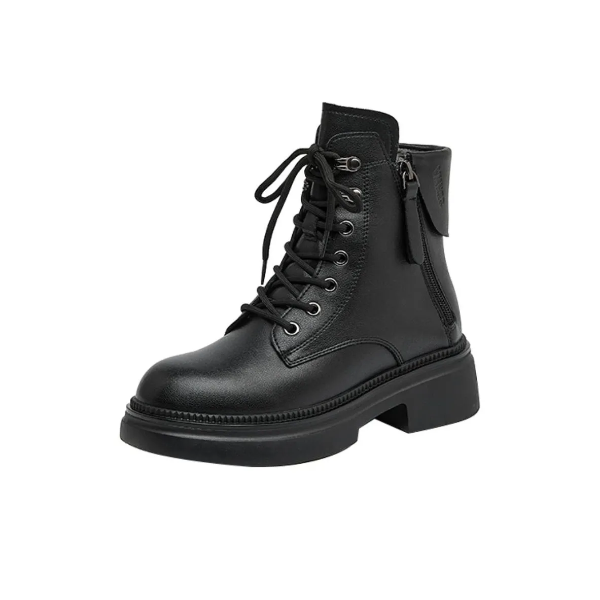 JIETEGONGYANG Короткий ботинок Martin каблук 5 см женский