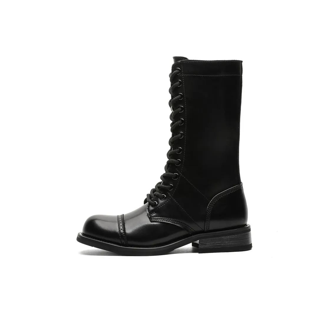 WEISHIBANGWEI Высокие сапоги до колена Унисекс Черные