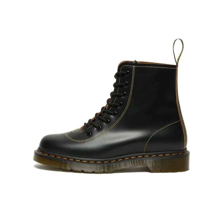 Dr. Martens Pharamond Vintage Smooth Leather Ankle Boots 'Black'
