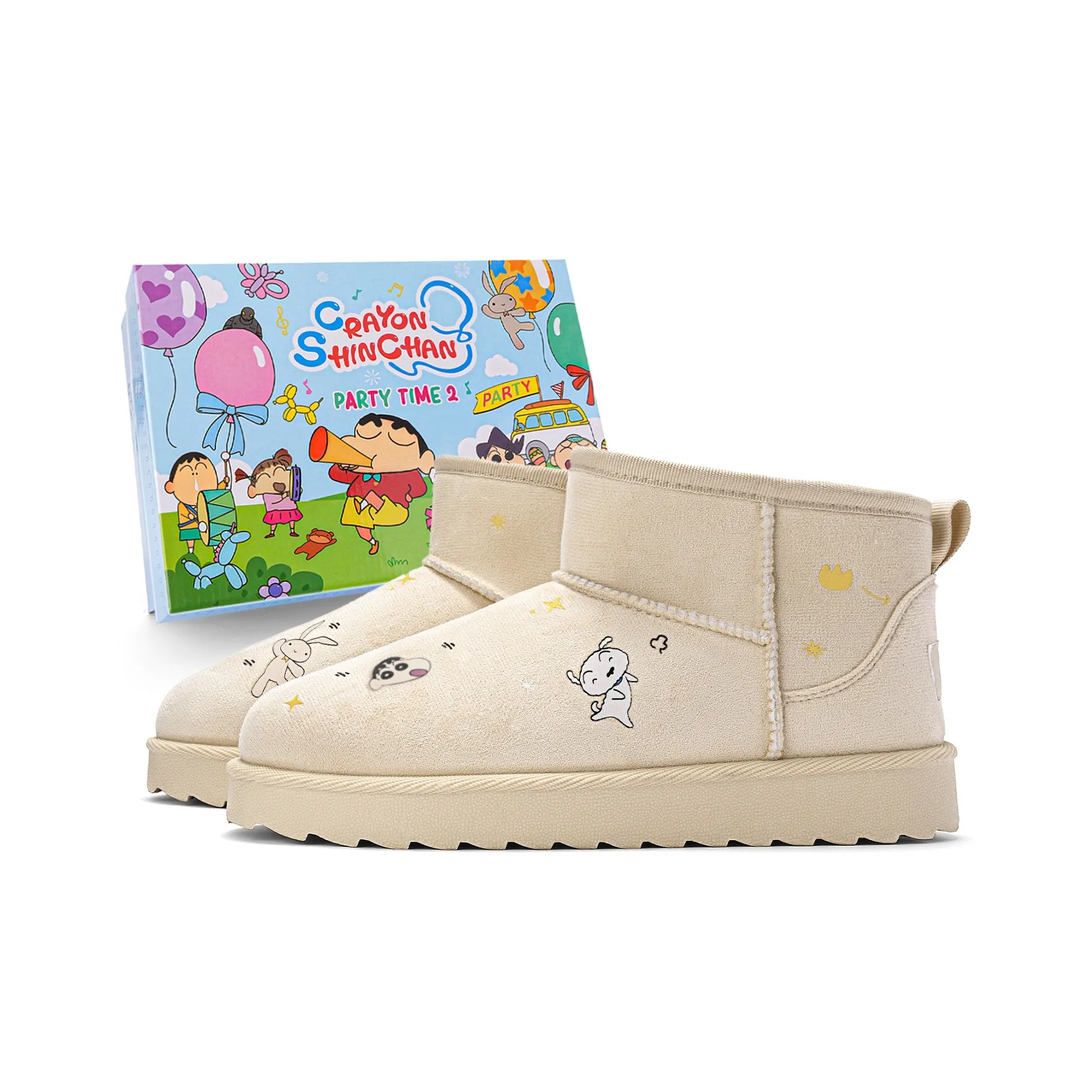 Crayon Shinchan Короткий MID Голень Сноубутсы Женские